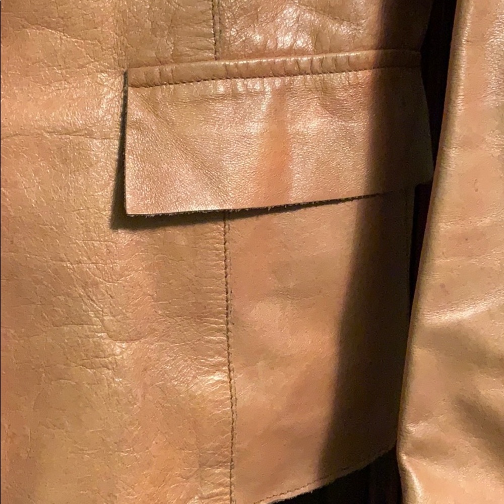 Leather Fall/Spring Jacket - image 4